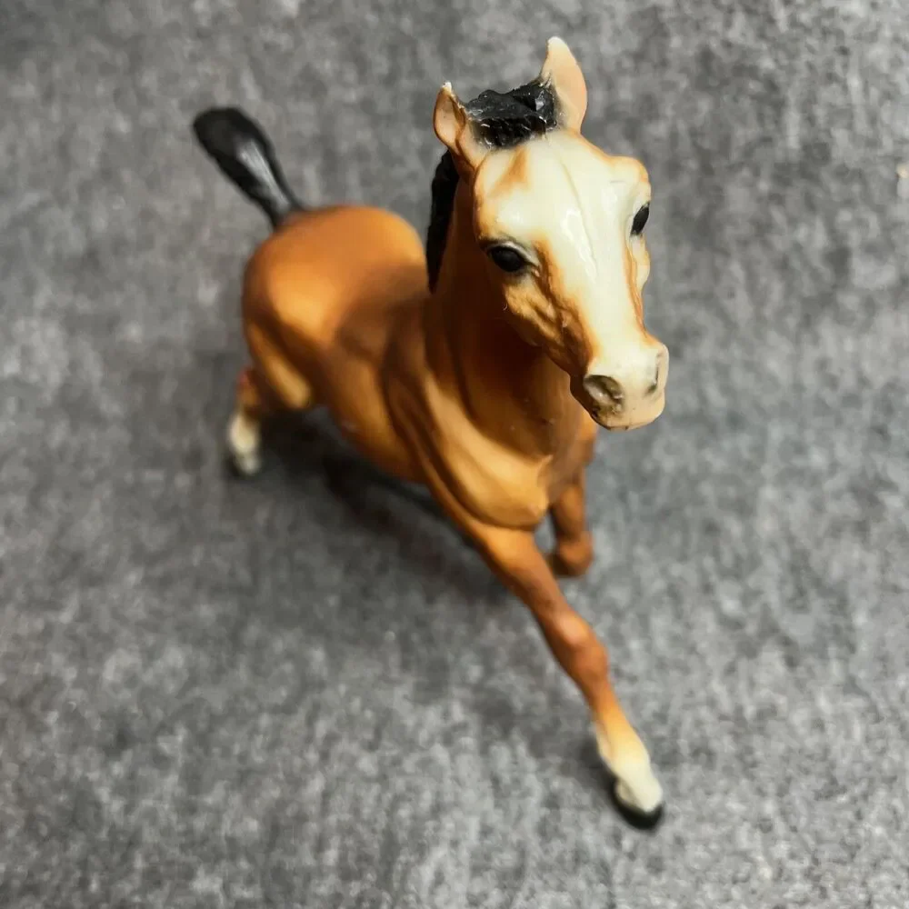 Vintage Breyer Running Foal Space #134 Matte With Four Stockings